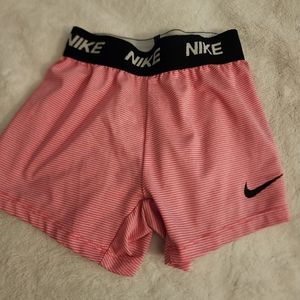 Gently used girls Nike dri fit shorts